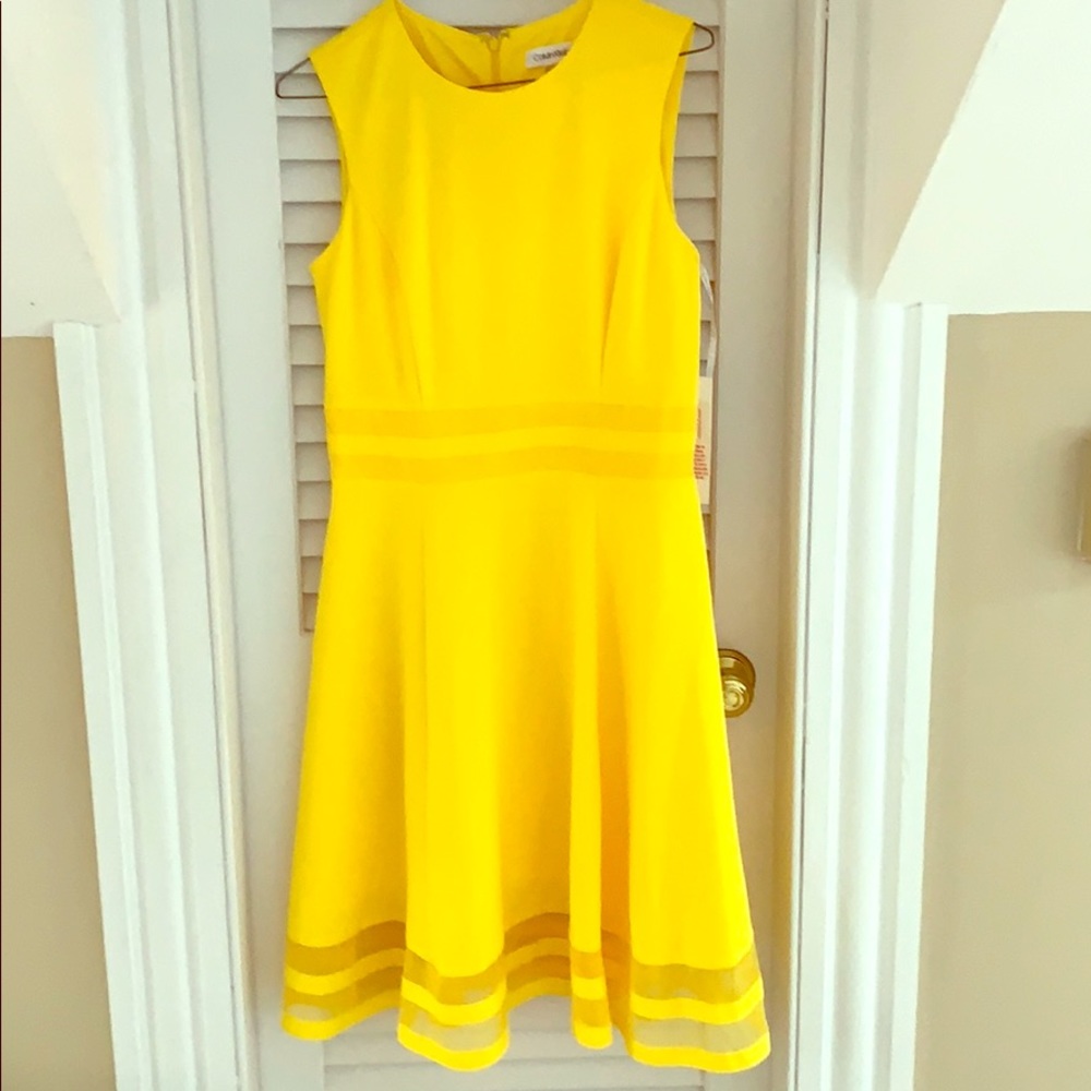 NWT | Calvin Klein | Fit & Flare Midi Dress